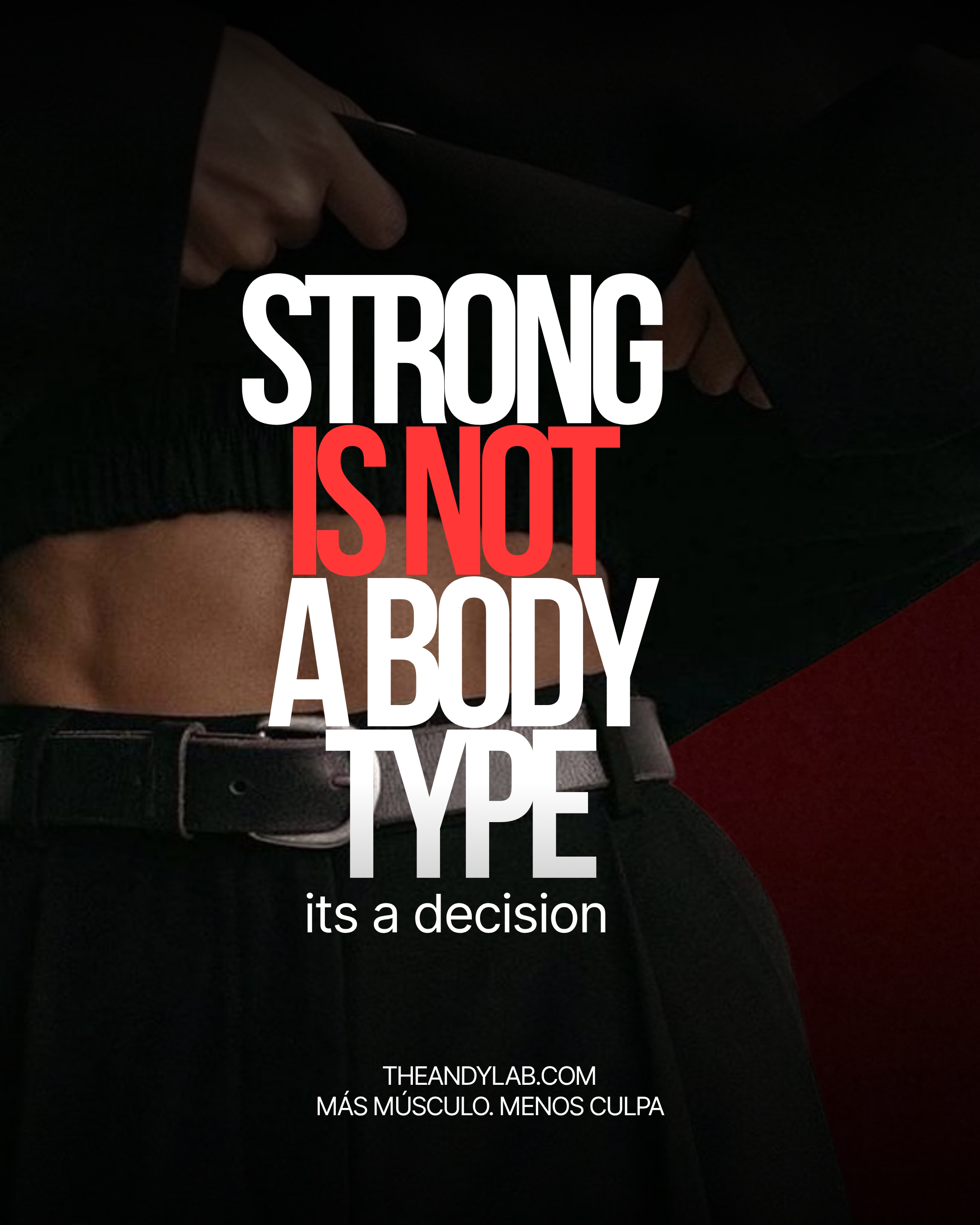 Strong is not a body type. It's a decision.